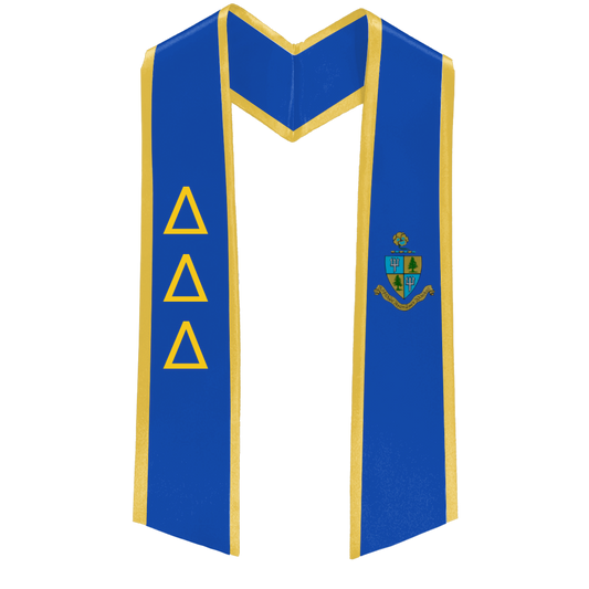 Delta Delta Delta Deluxe Graduation Stole