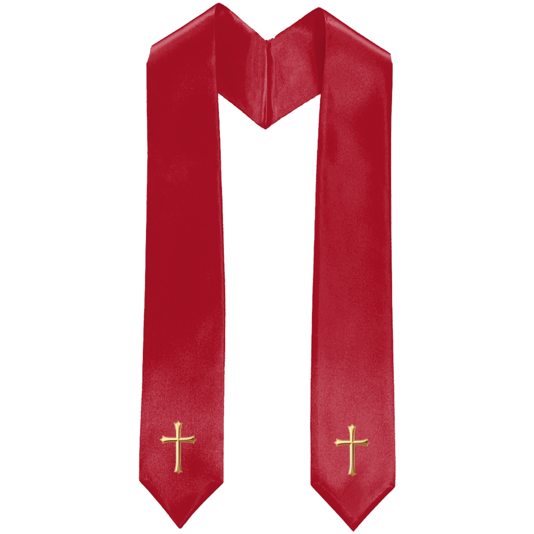 Red Traditional Choir Stole