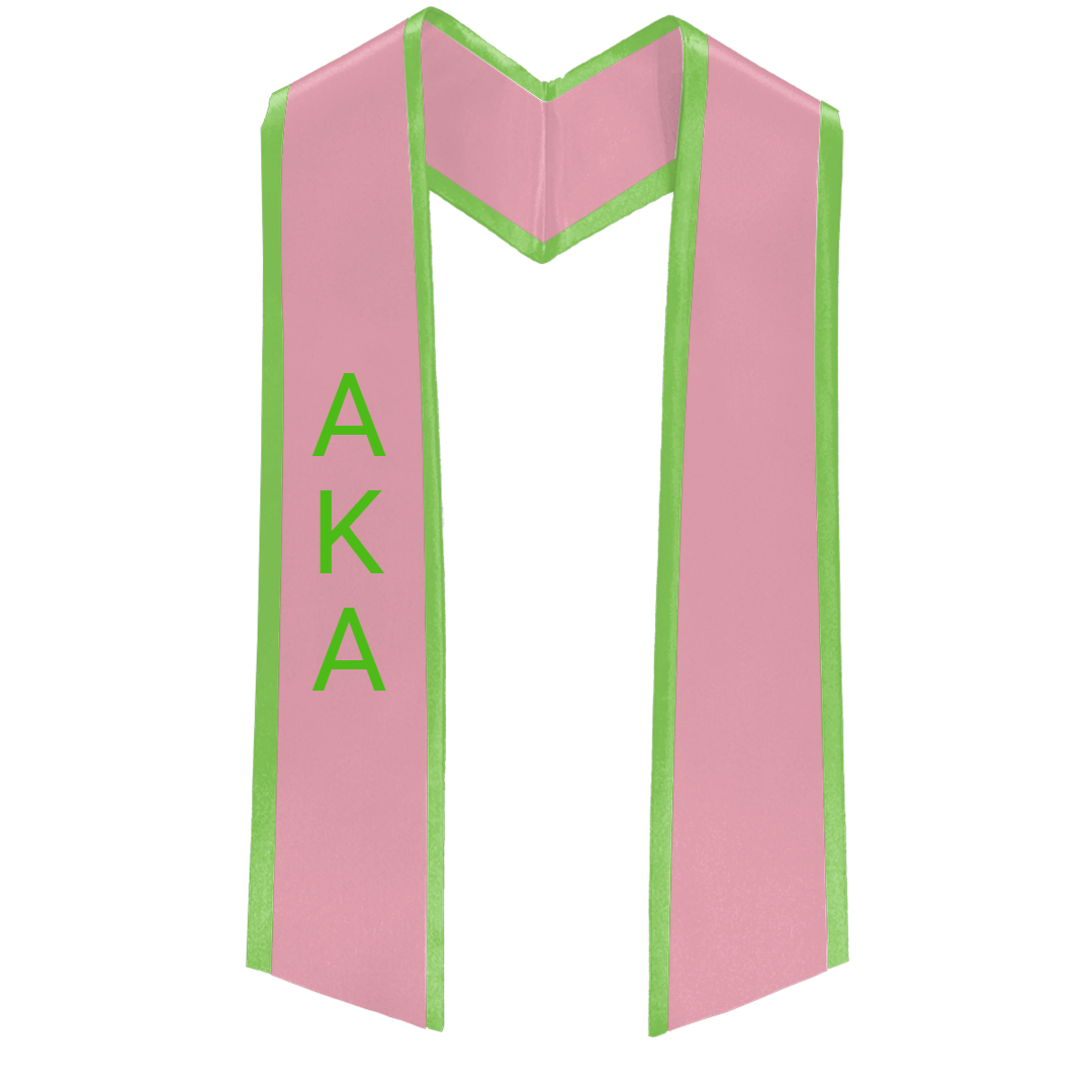 Alpha Kappa Alpha Deluxe Graduation Stole
