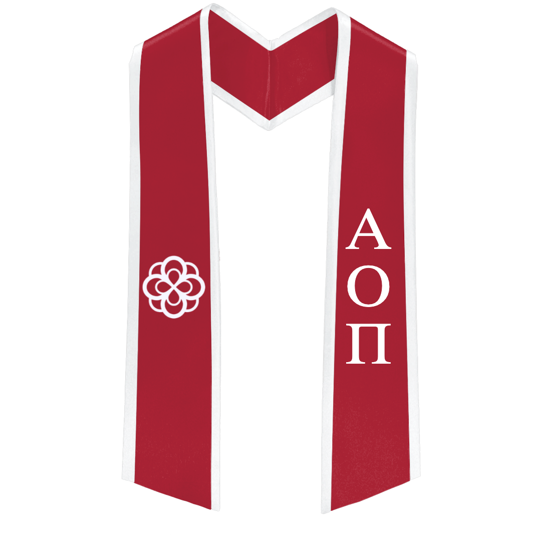 Alpha Omicron Pi Deluxe Stole