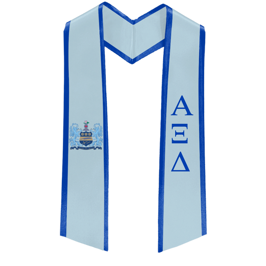Alpha Xi Delta Deluxe Graduation Stole – Custom Sorority Stole