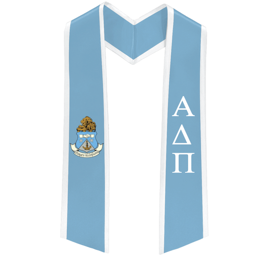 Alpha Delta Pi Deluxe Graduation Stole – Custom Sorority Stole