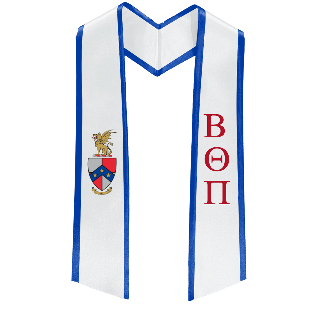 Beta Theta Pi Deluxe Graduation Stole – Custom Fraternity Stole