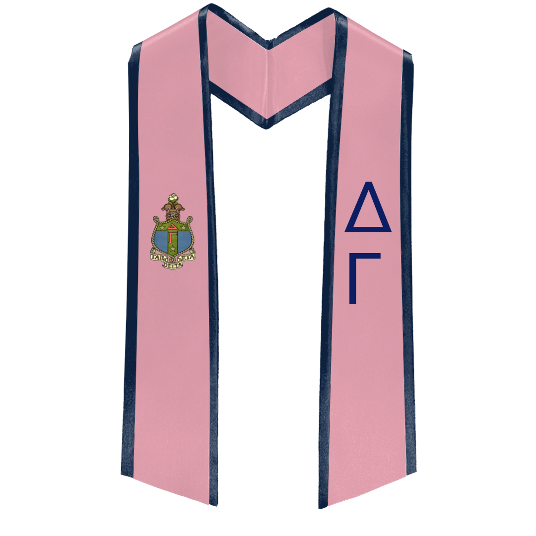 Delta Gamma Deluxe Graduation Stole