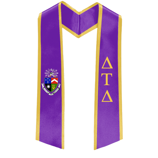 Delta Tau Delta Deluxe Graduation Stole – Custom Fraternity Stole