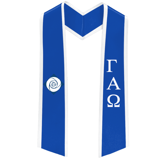 Gamma Alpha Omega Deluxe Graduation Stole – Custom Sorority Stole