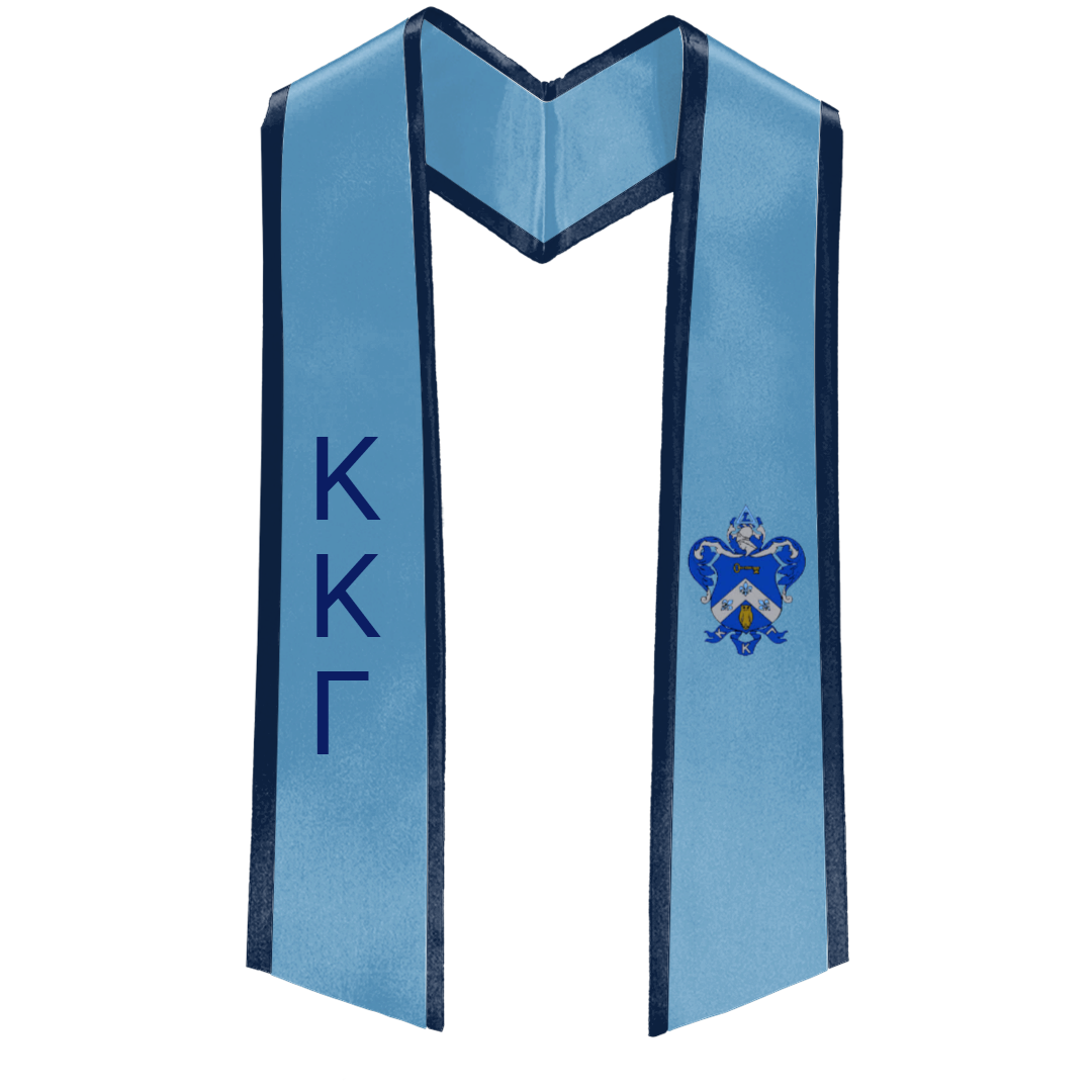 Kappa Kappa Gamma Deluxe Graduation Stole