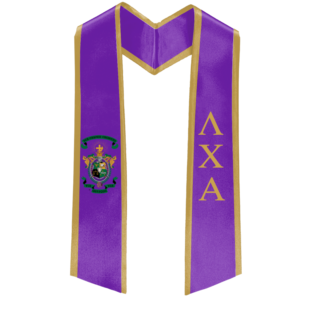 Lambda Chi Alpha Deluxe Graduation Stole