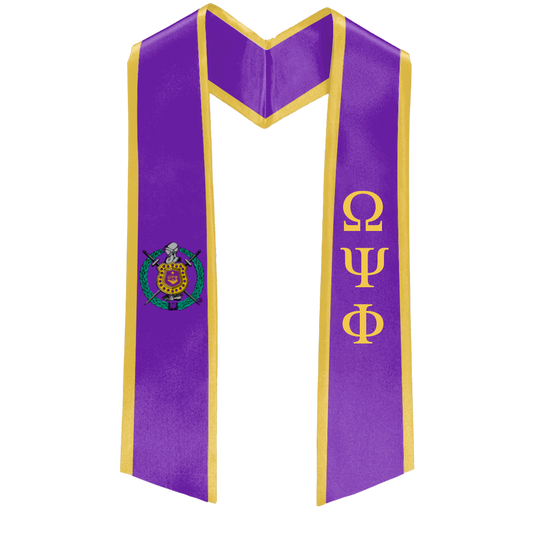 Omega Psi Phi Deluxe Stole