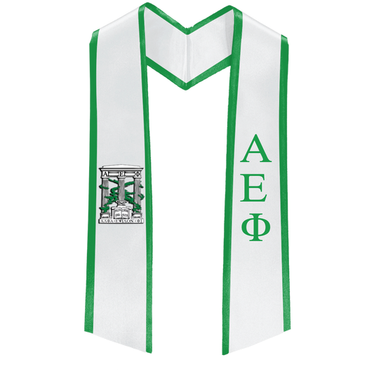 Alpha Epsilon Phi Deluxe Graduation Stole – Custom Sorority Stole