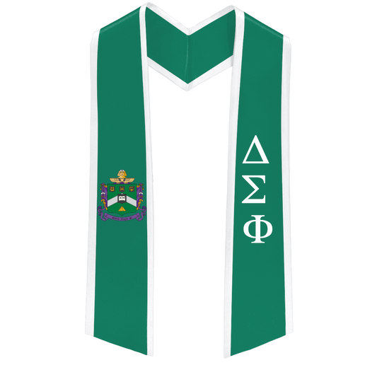 Delta Sigma Phi Deluxe Graduation Stole – Custom Fraternity Stole
