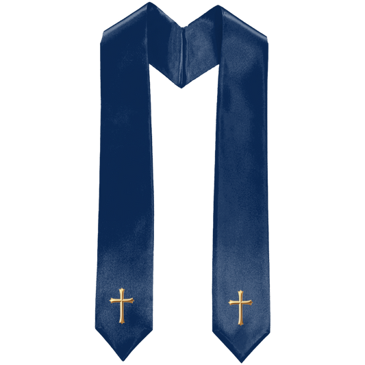 Navy Traditional Choir Stole