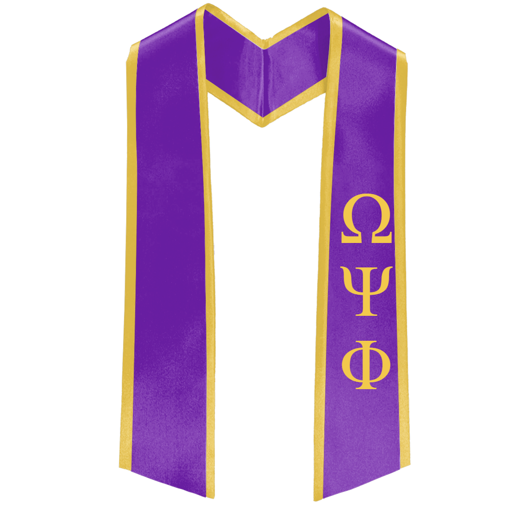 Omega Psi Phi Deluxe Stole