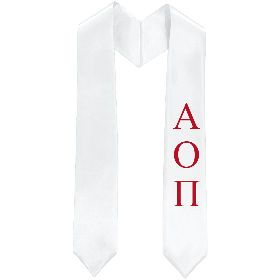 Alpha Omicron Pi Standard Stole