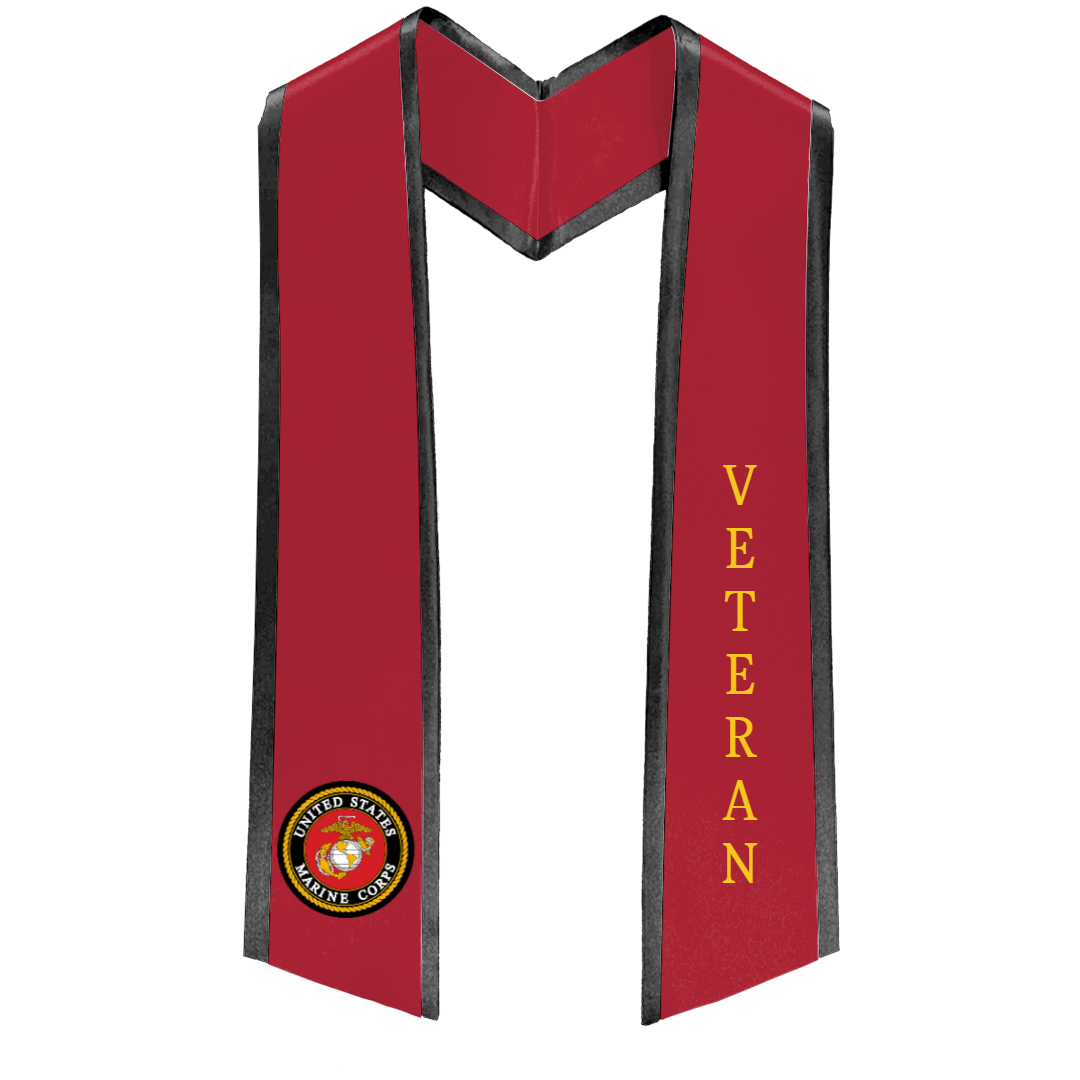 U.S. Marine Corps Veterans Deluxe Stole