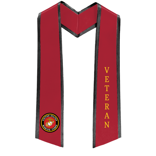 U.S. Marine Corps Veterans Deluxe Stole