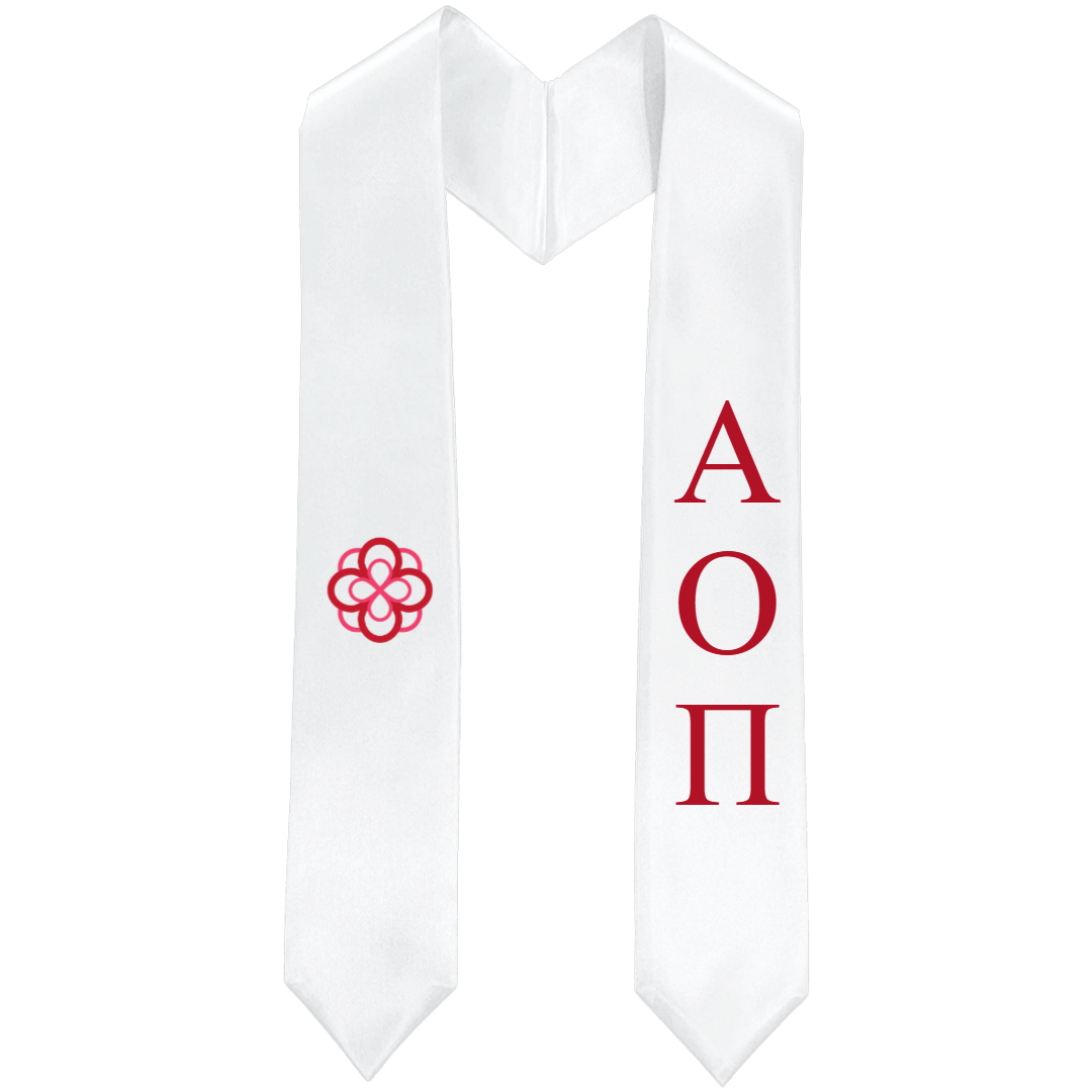 Alpha Omicron Pi Standard Stole