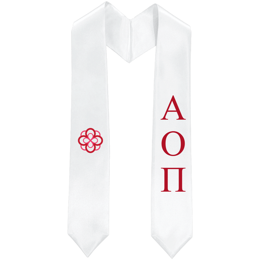 Alpha Omicron Pi Standard Stole