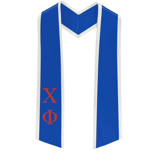 Chi Phi Greek Deluxe Lettered Graduation Stole