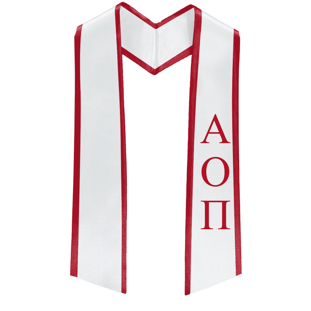Alpha Omicron Pi Deluxe Stole
