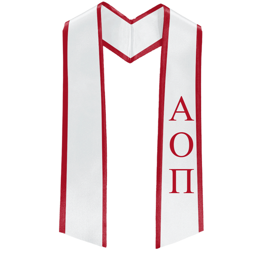 Alpha Omicron Pi Deluxe Stole