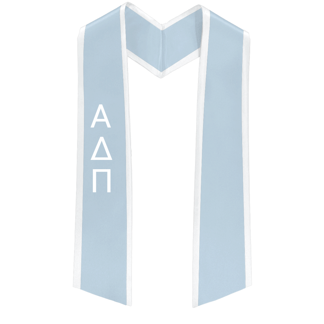 Alpha Delta Pi Deluxe Graduation Stole