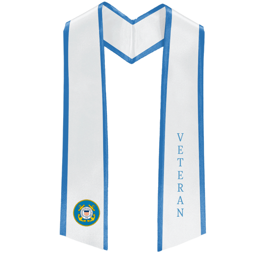 U.S. Coast Guard Veterans Deluxe Stole