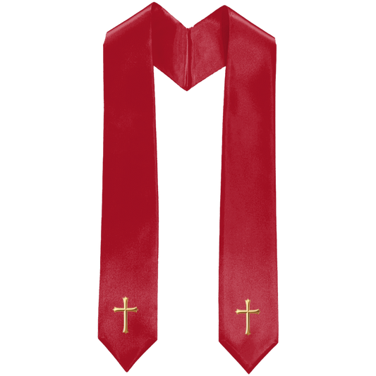 Red Traditional Choir Stole