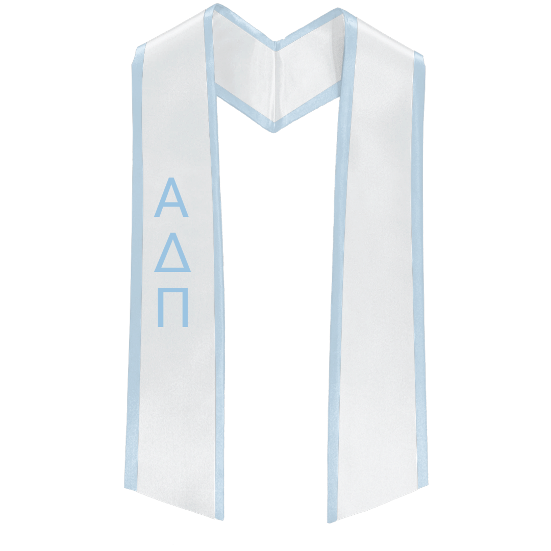Alpha Delta Pi Deluxe Graduation Stole