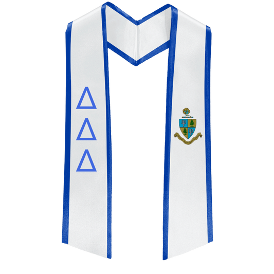 Delta Delta Delta Deluxe Graduation Stole
