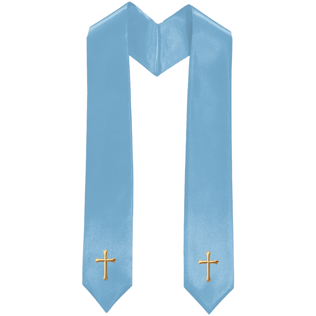 Light Blue Traditional Choir Stole