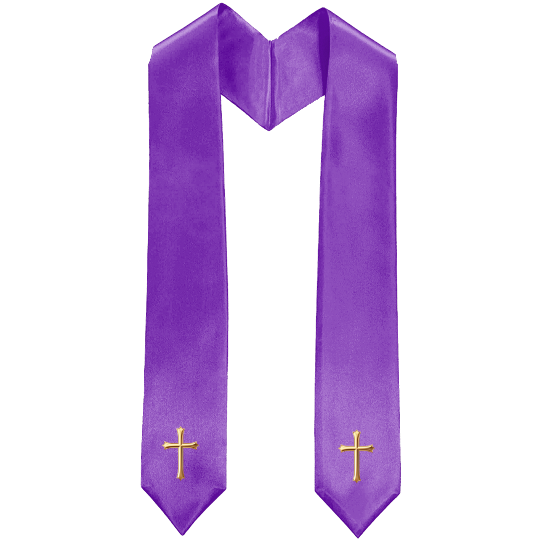 Purple Traditional Choir Stole
