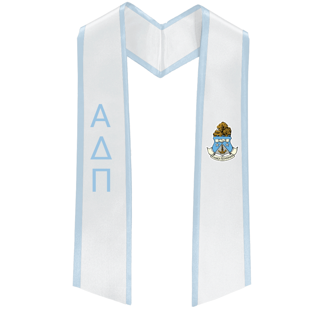 Alpha Delta Pi Deluxe Graduation Stole