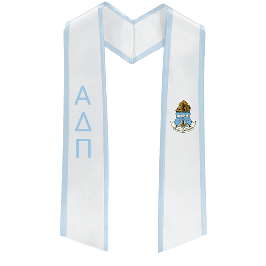 Alpha Delta Pi Deluxe Graduation Stole