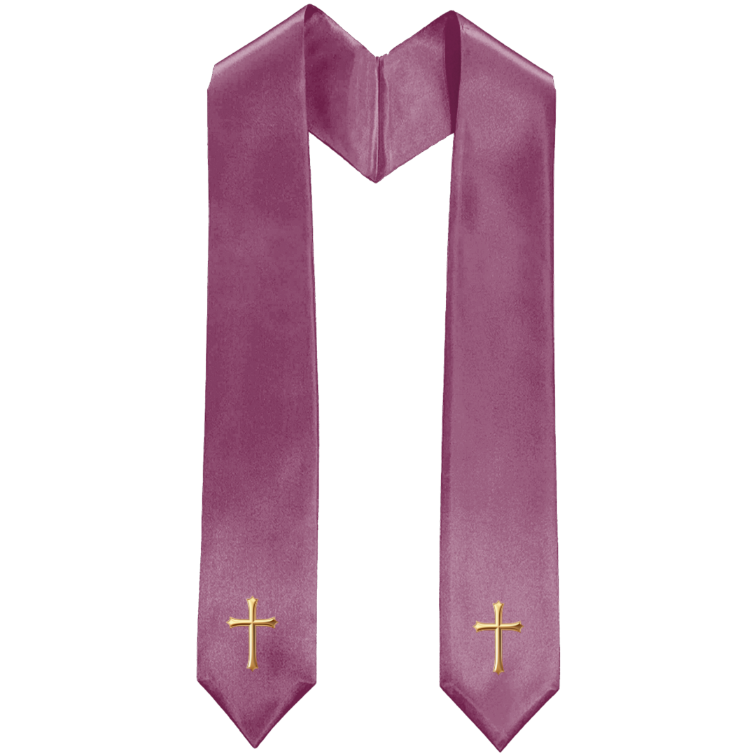 Maroon Traditional Choir Stole