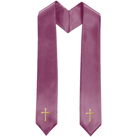 Maroon Traditional Choir Stole