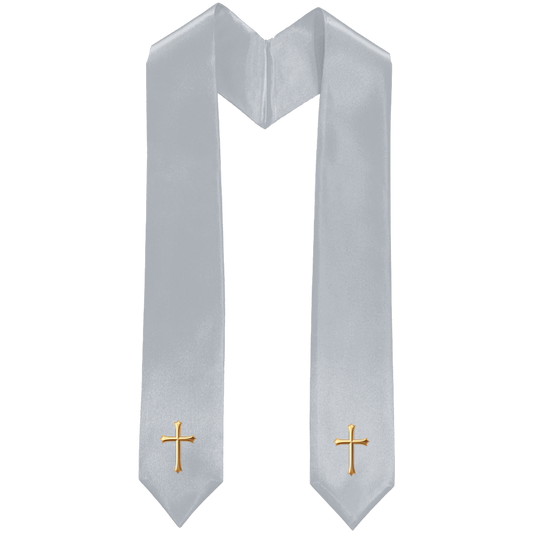 Silver Traditional Choir Stole
