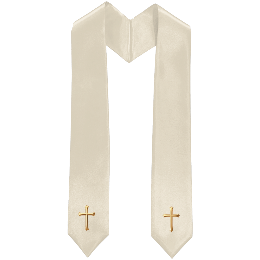 Cream Traditional Choir Stole