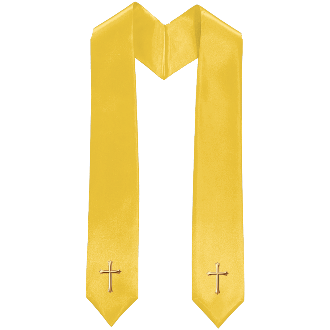 Yellow Traditional Choir Stole