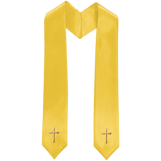 Yellow Traditional Choir Stole