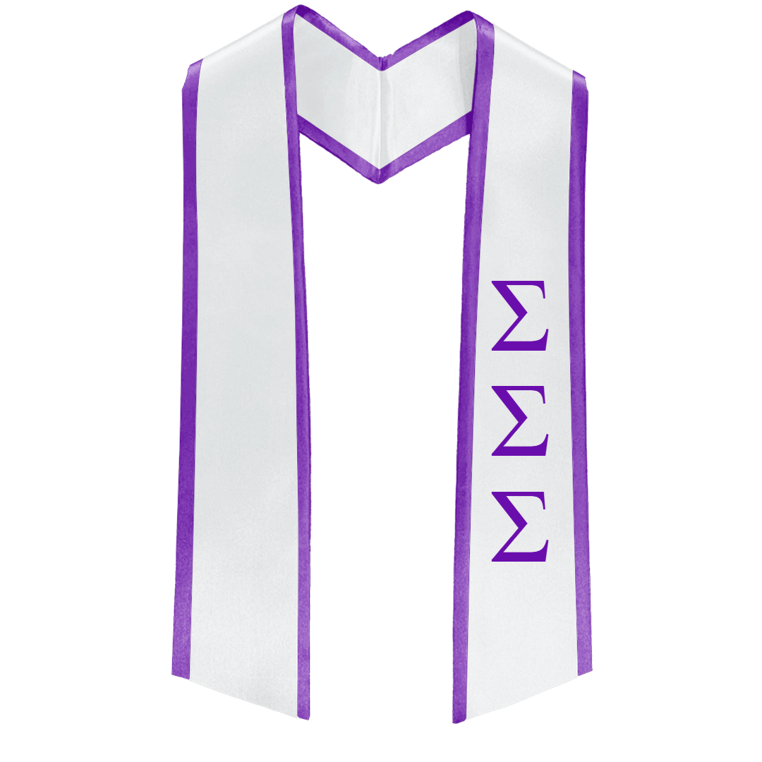 Sigma Sigma Sigma Deluxe Stole