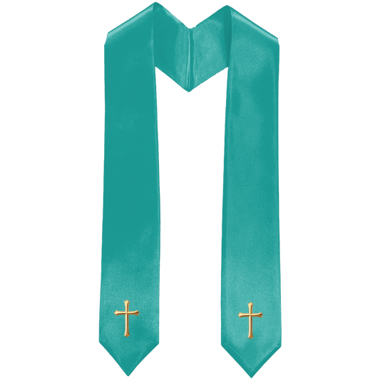Turquoise Traditional Choir Stole