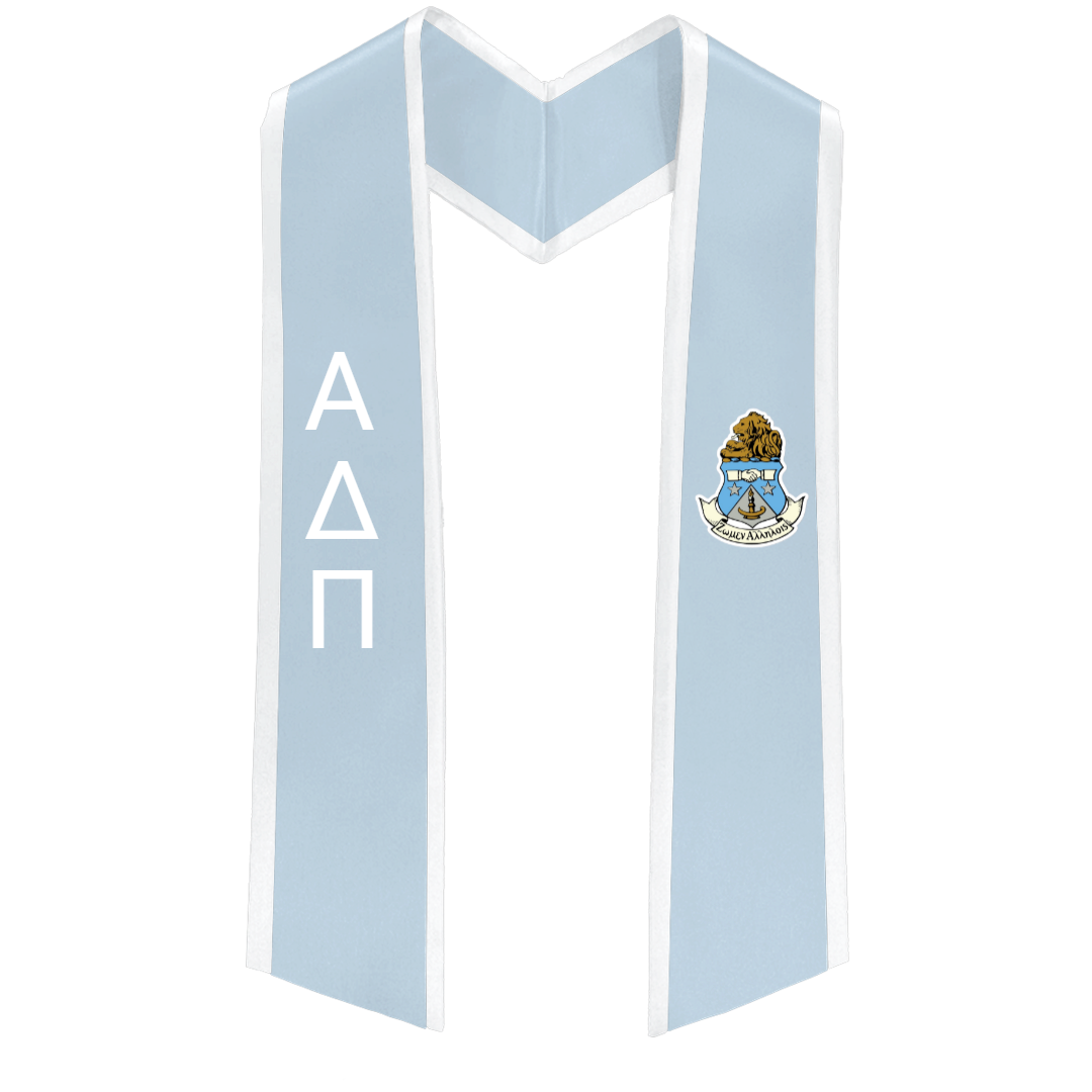 Alpha Delta Pi Deluxe Graduation Stole