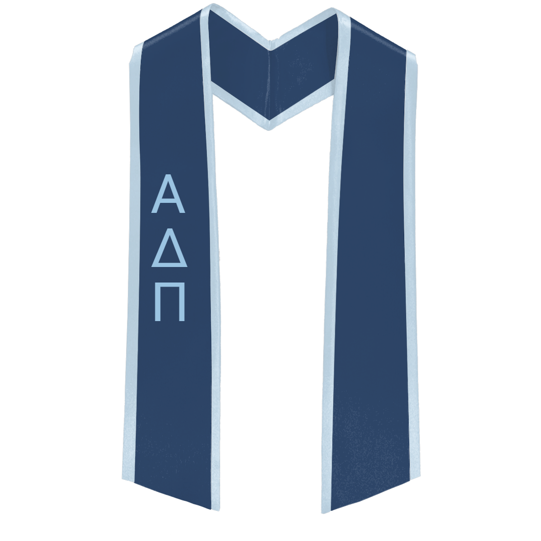 Alpha Delta Pi Deluxe Graduation Stole