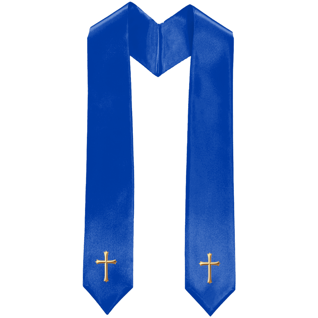 Royal Blue Traditional Choir Stole